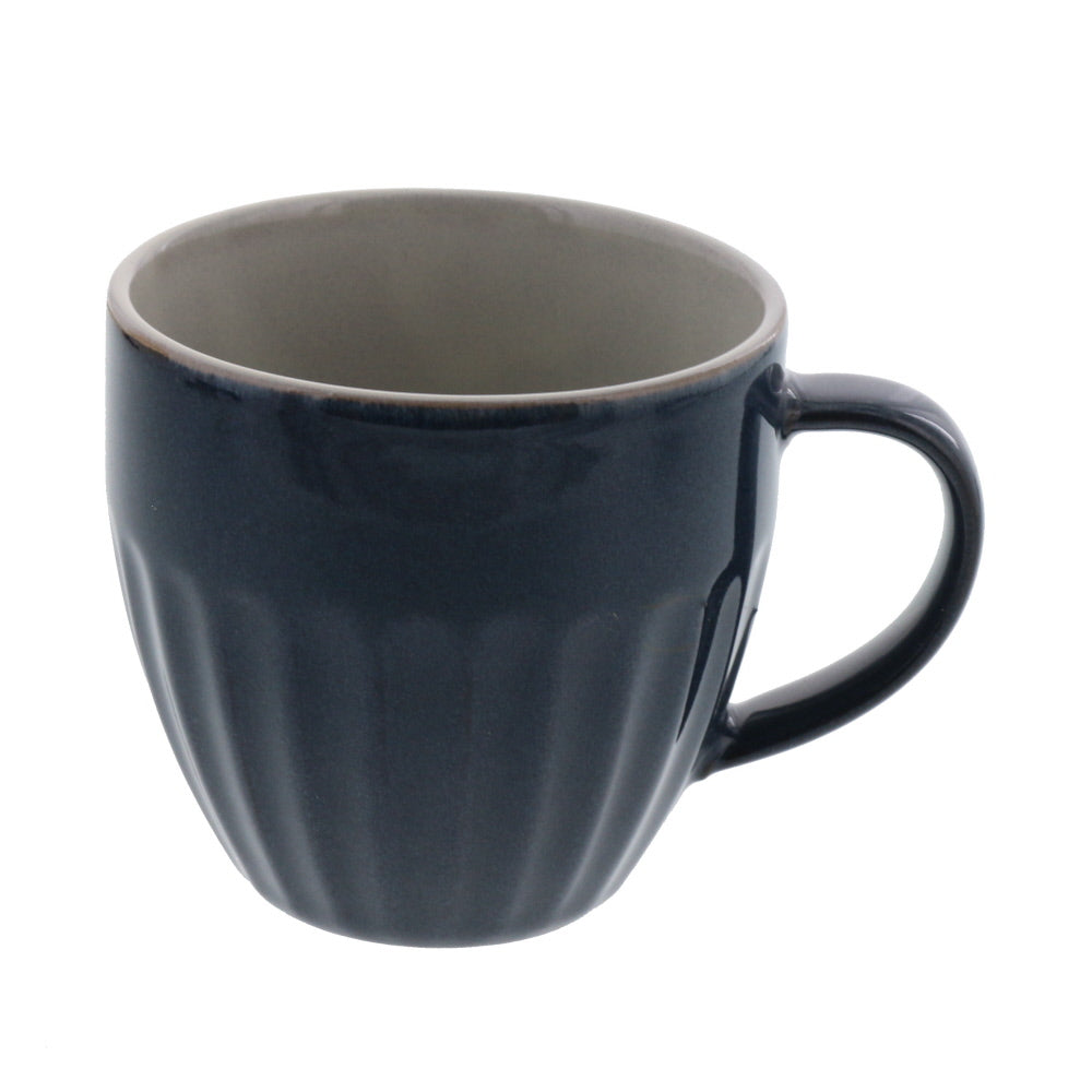 Estmarc BlurMug Stripe Relief Mug - Navy Blue