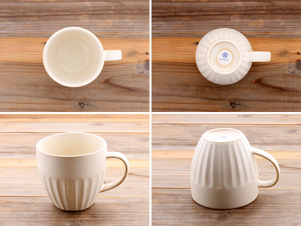 Estmarc BlurMug Stripe Relief Mug - Beige