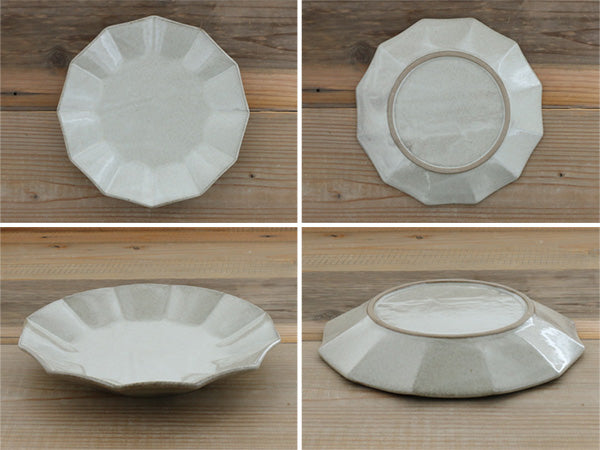 Rinka 7.6" Handmade Ceramic Plate - Beige