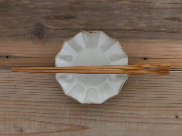 Rinka 4.2" Handmade Ceramic Condiment Dish Set of 4 - Beige