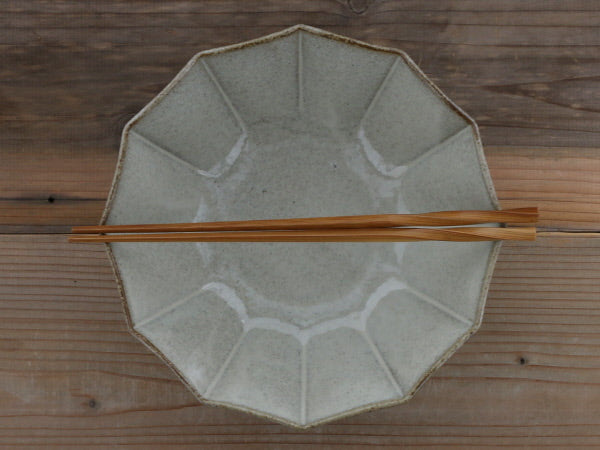 Rinka 7.8" Handmade Ceramic Salad Bowl - Beige