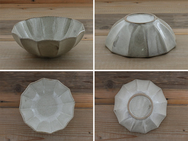 Rinka 5.7" Handmade Ceramic Bowls Set of 2 - Beige