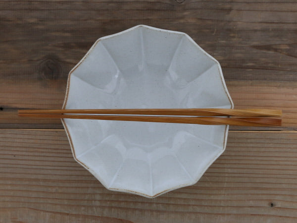 Rinka 5.7" Handmade Ceramic Bowls Set of 2 - Milky White