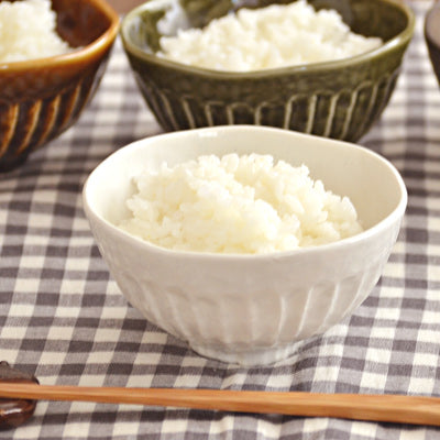 Shinogi 4.4" Rice Bowls Set of 4 - White
