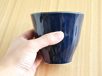 Shinogi Shochu Cups Set of 4 - Dark Blue