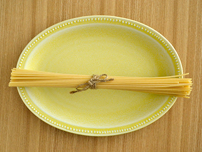 9.6" Dotted Oval Plates Set of 2 - Matte Yellow