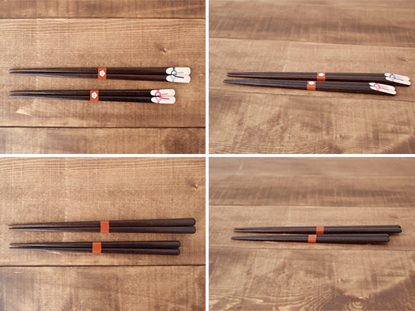 Mizuhiki Chopstick Gift Set - Red and Blue