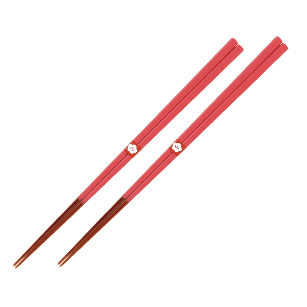 Kokihi Bamboo Chopsticks with Gift Box Set of 2 - Red