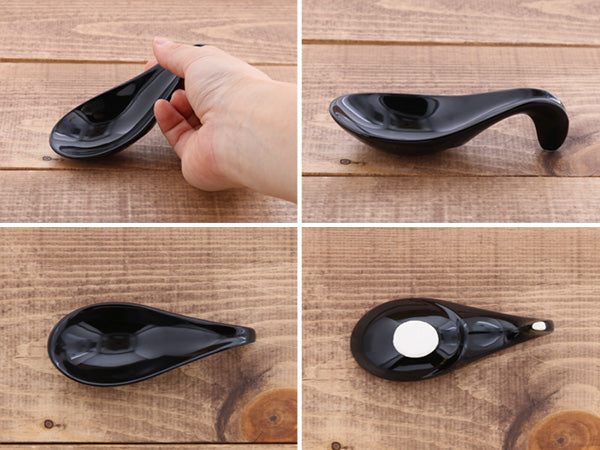 Amuse-Bouche Appetizer Spoon Set of 4 - Black