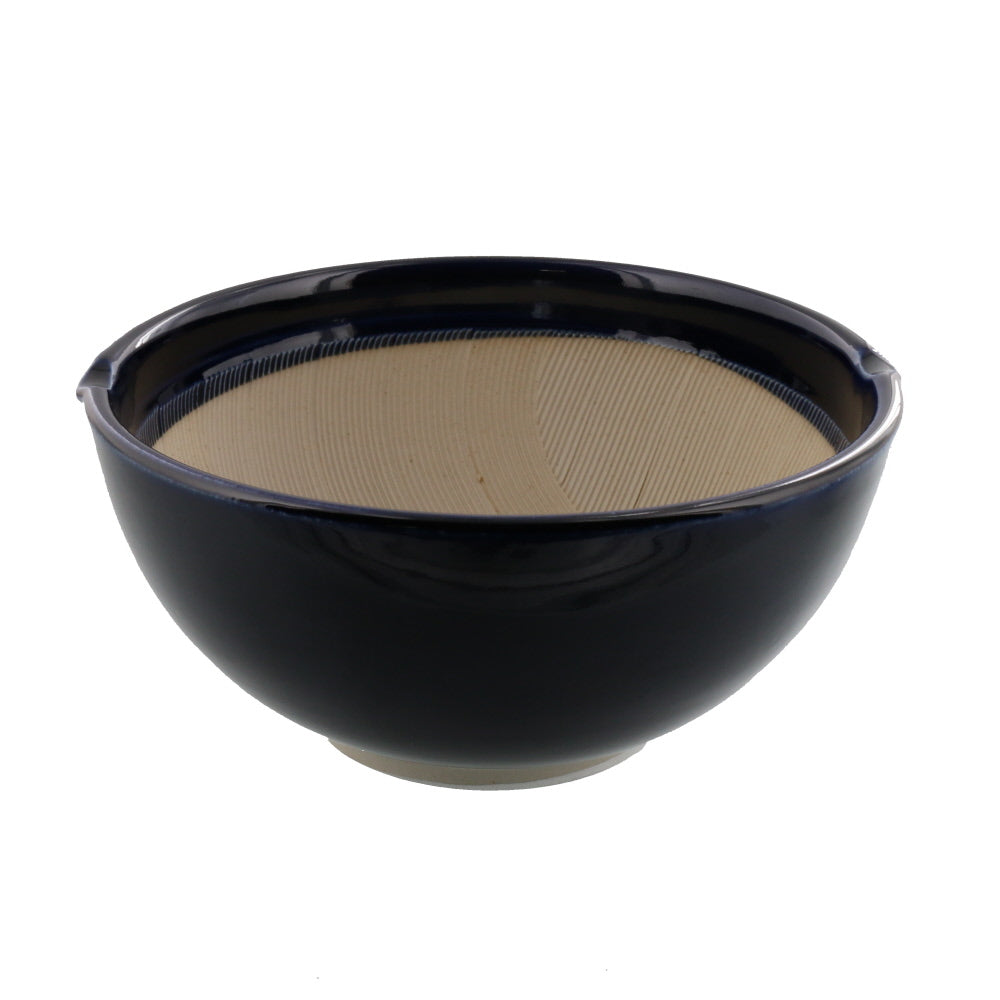 Minoruba Functional Special Waved Mortar (Suribachi) for Both Right and Left Handed Large 7.9 inches