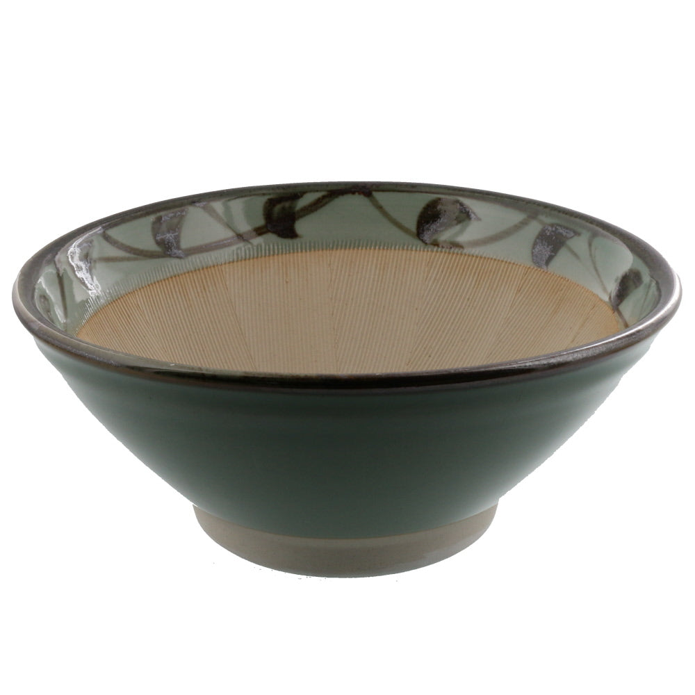 Arabesque Pattern Mortar (Suribachi) Large 9.5 inches