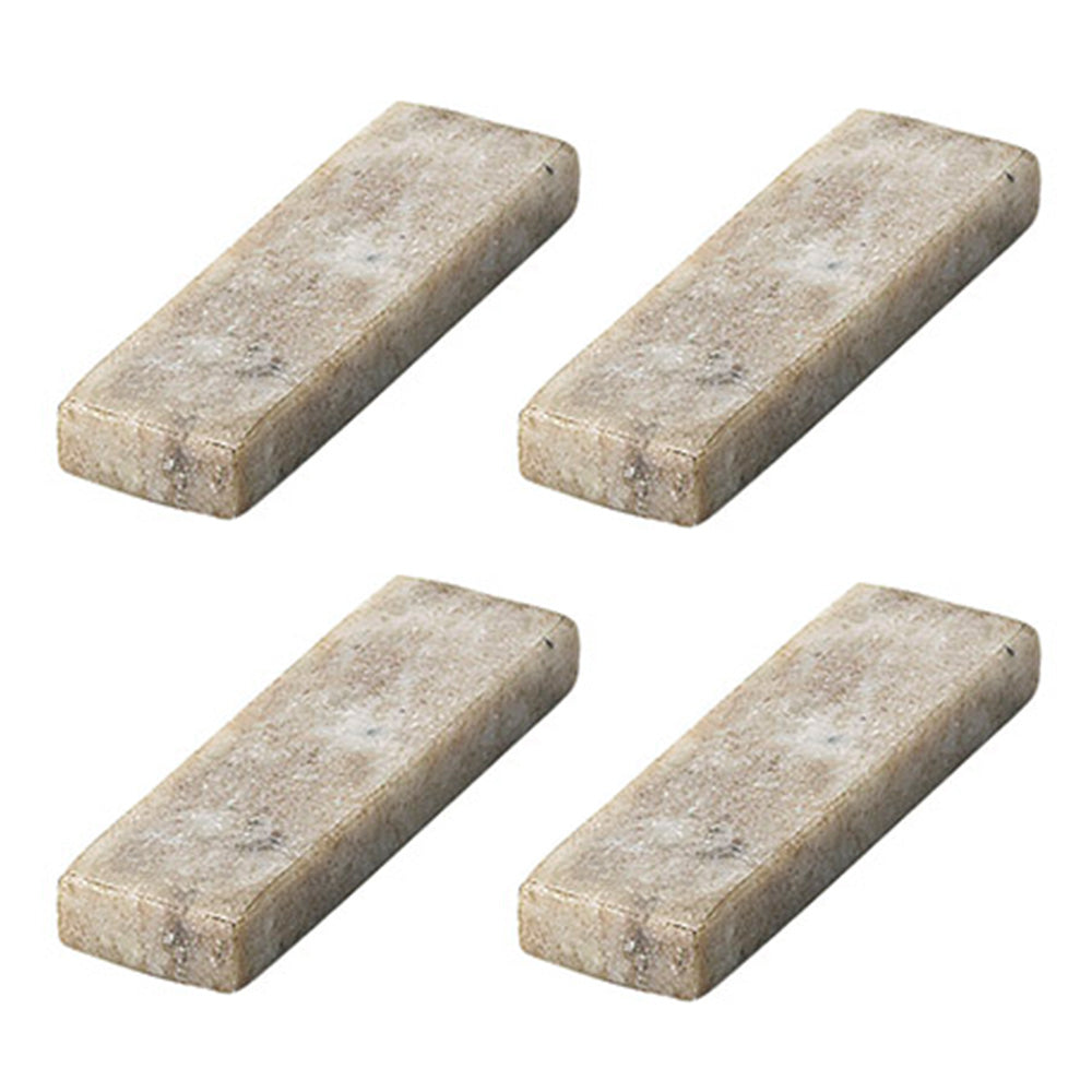 3.5" Natural Marble Stone Cutlery Rests Set of 4 - Beige