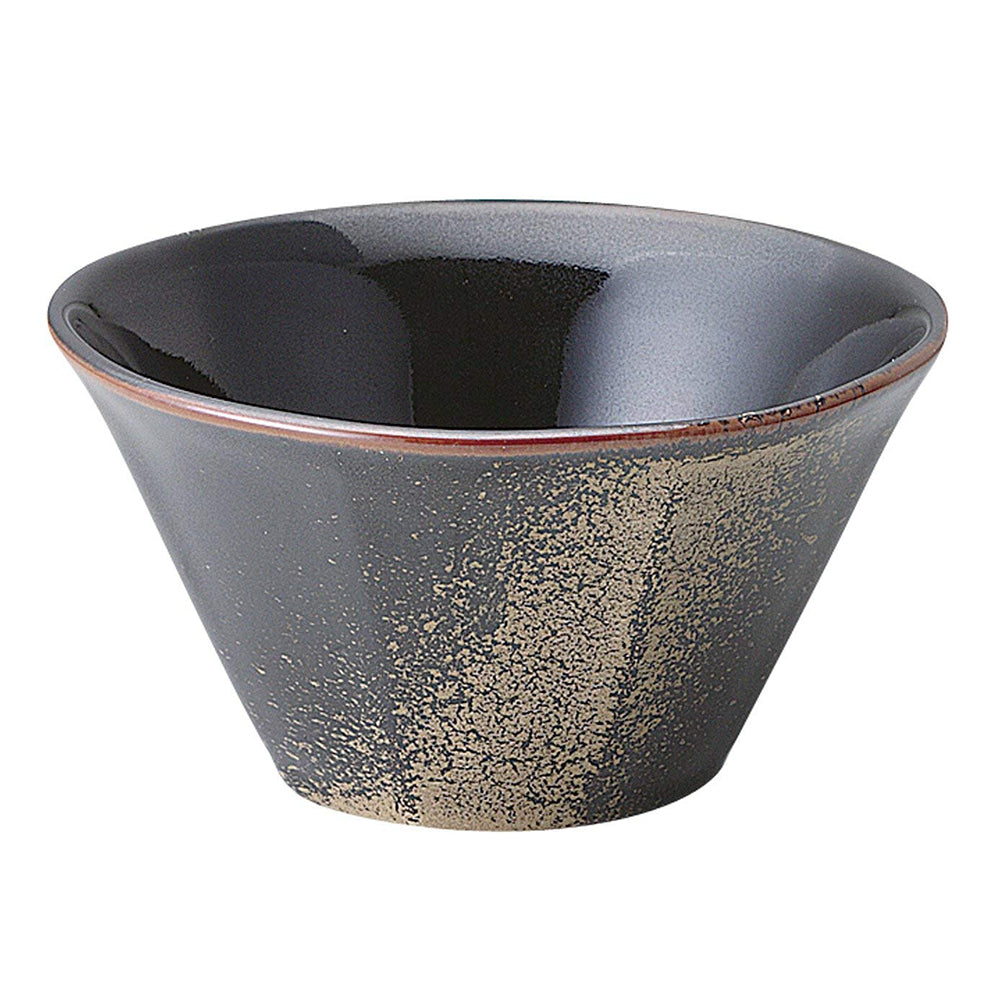 48 oz Ramen, Donburi Bowl Black with Star Dust Motif (Hana) Octagonal Shaped Bowl