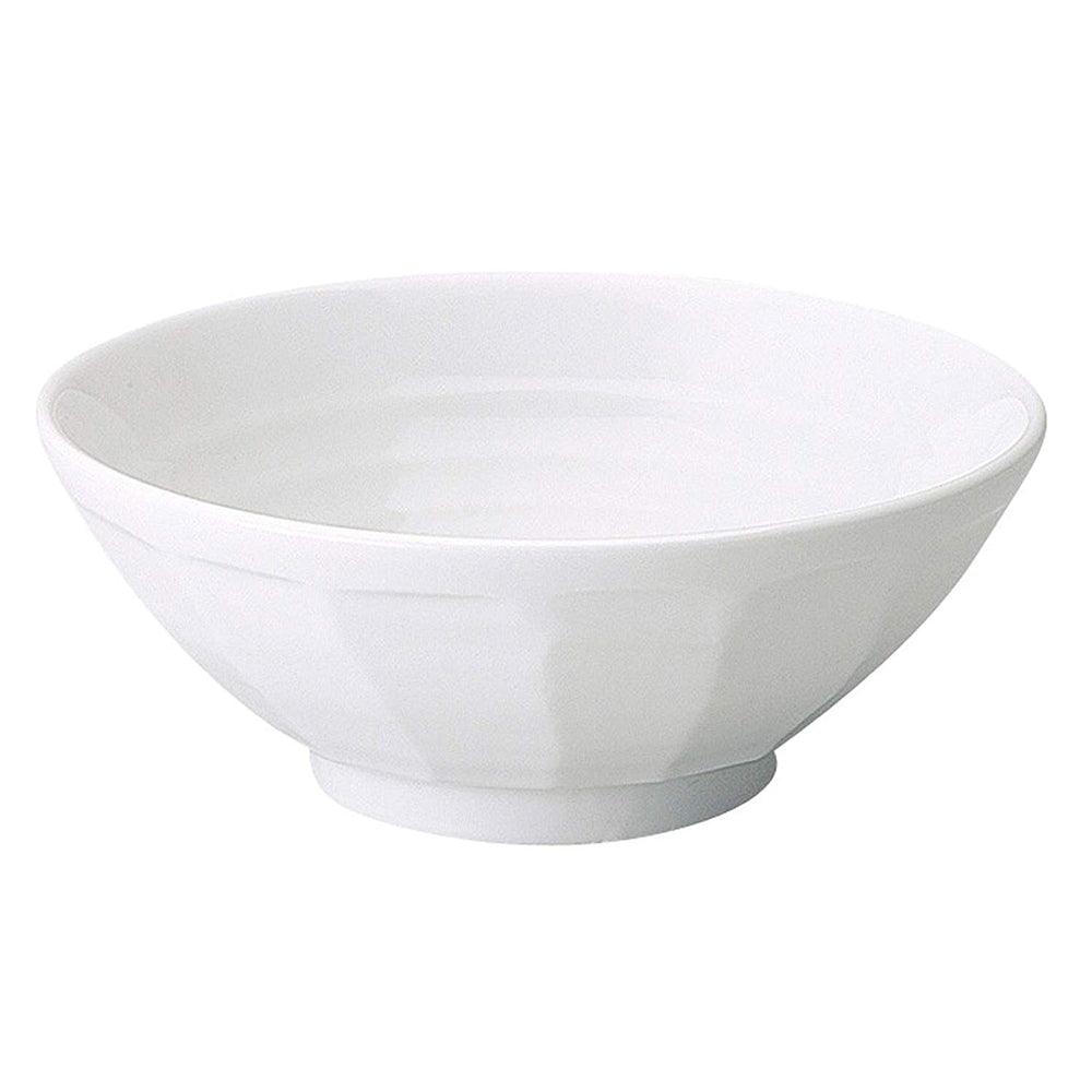48 oz Ramen, Donburi Bowl Stylish White Scraped Bowl