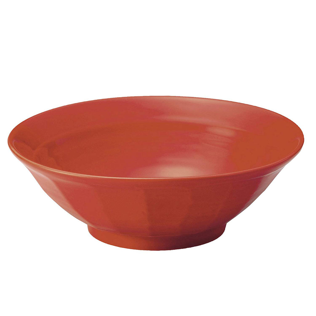 45 oz Ramen, Donburi Bowl Beautiful Red Bowl with Scraped Surface
