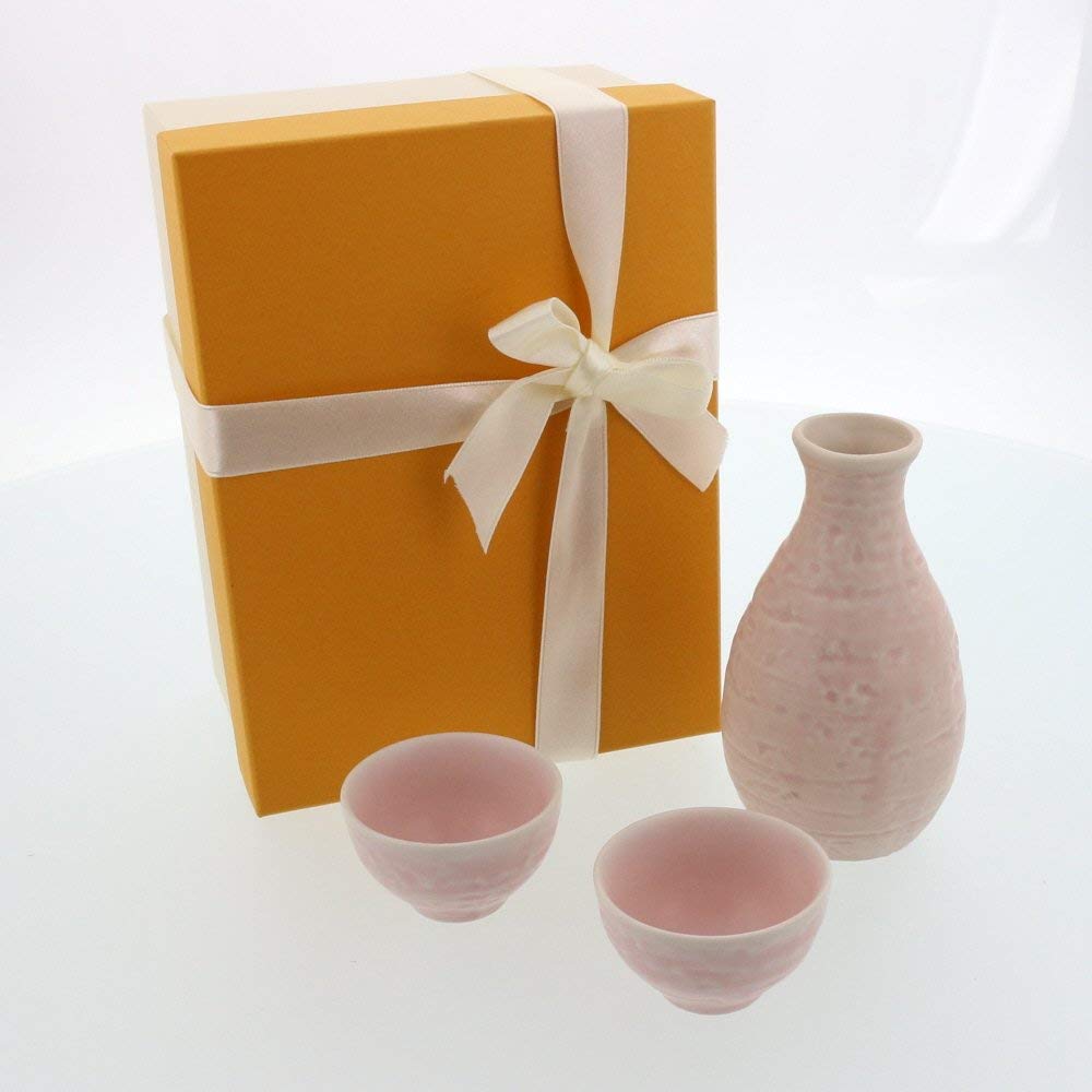 Sakura Sake Gift Set - Sake Bottle and 2 Sake Cups