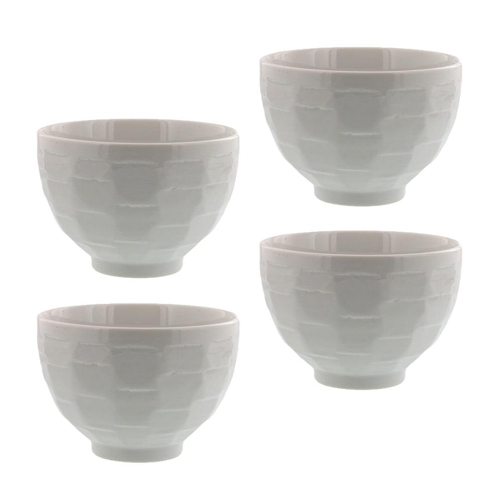 Sogi 5.7" Donburi Bowls Set of 4 - White