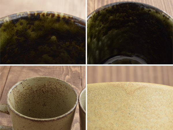 Minoruba Polka Dot Coffee Mugs Set of 2 Made in Japan - Oribe