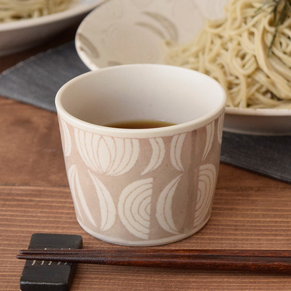 7.8 Ounce Vegetable Design Soba Choko Cups Set of 4 - Onion