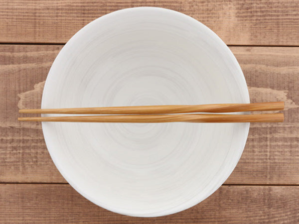 Cream Ramen Donburi Bowl Set of 2 - Spiral