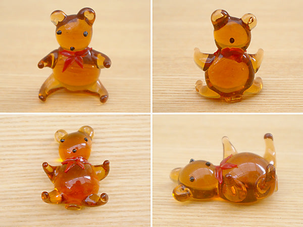 Glass Made Adorable Bear Chopstick Holder Set of 5