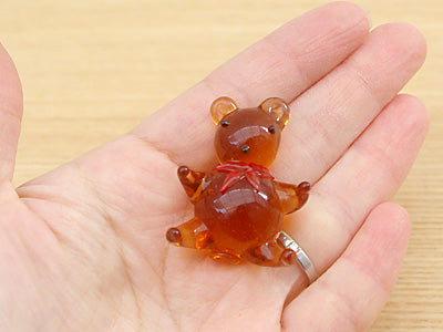 Glass Made Adorable Bear Chopstick Holder Set of 5