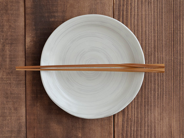 Cream Salad Plate Set of 4 - Spiral