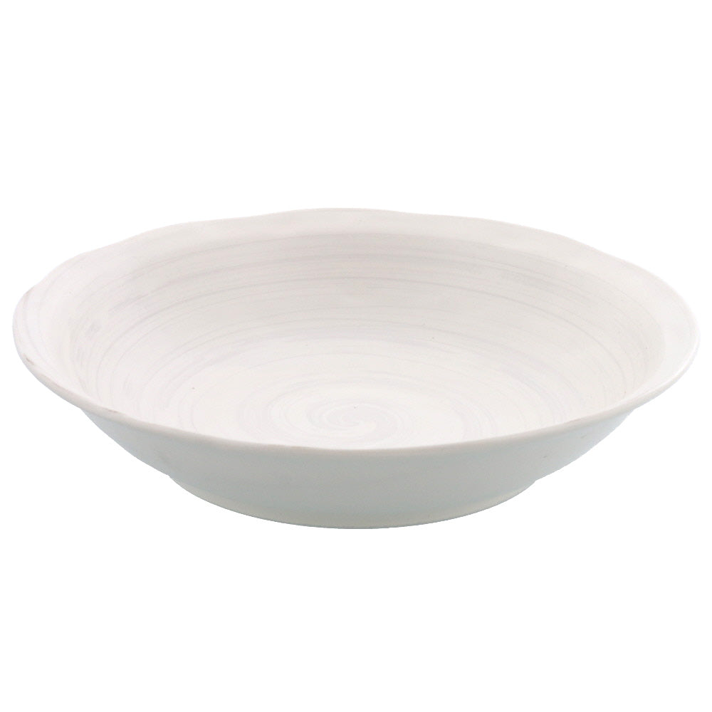 Cream Pasta Bowl Set of 4 - Spiral