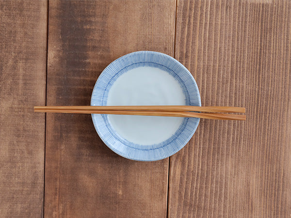 Tokusa 4-Piece Condiment Dish Set - Blue and White