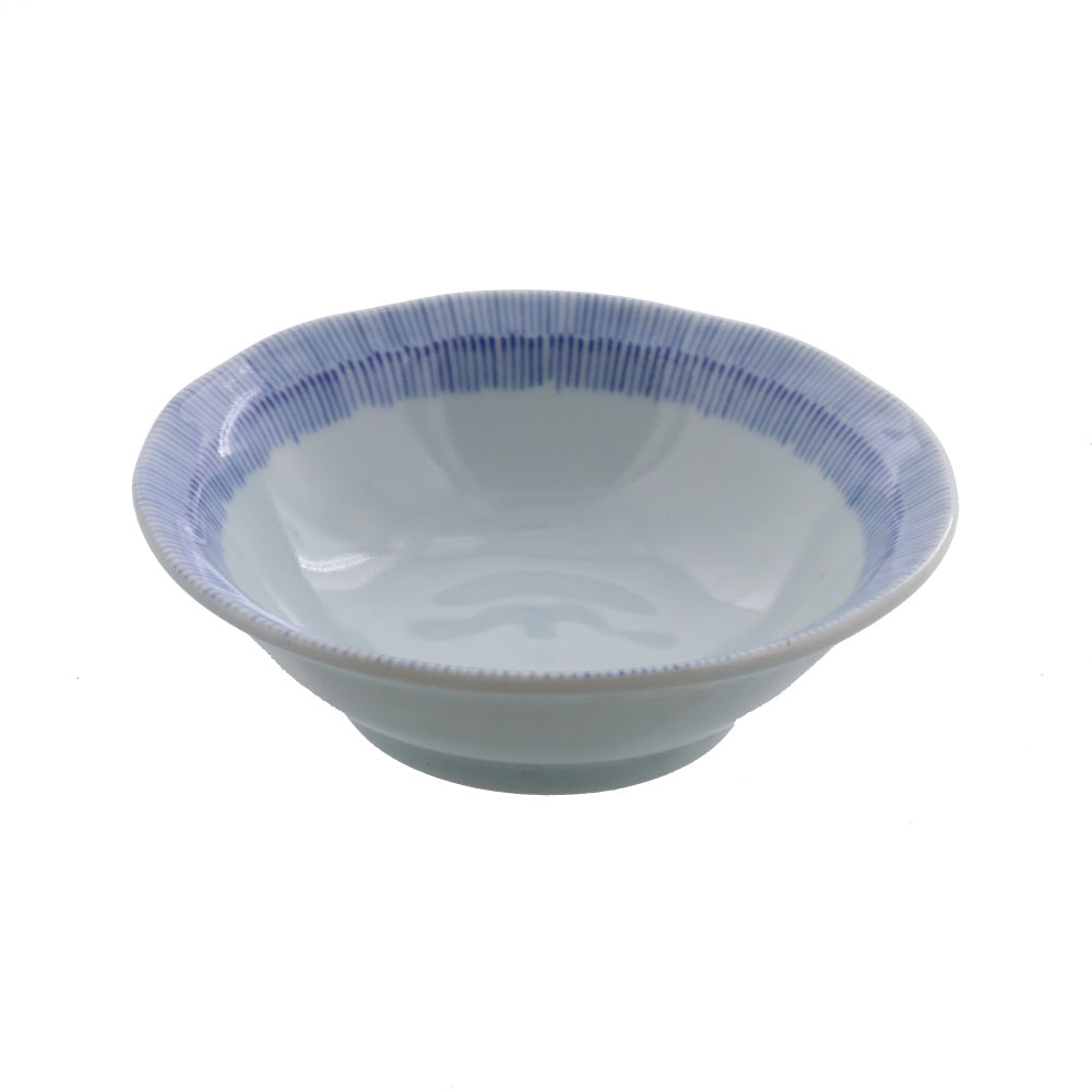 Tokusa 6-Piece Appetizer Bowl Kobachi Set - Blue and White