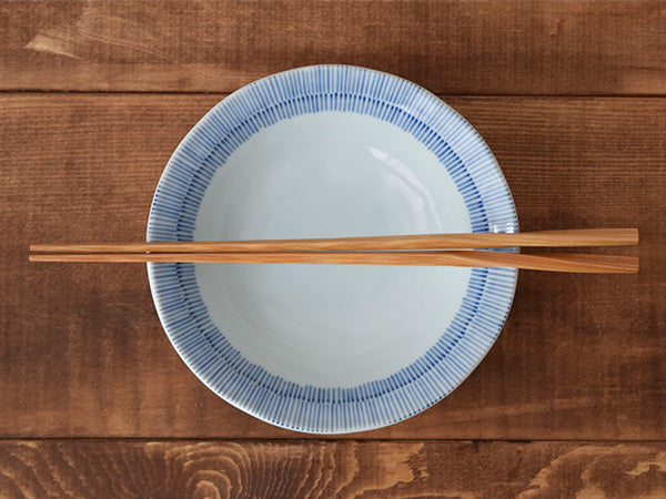 5.4" Tokusa Bowl Set of 4 - Blue and White