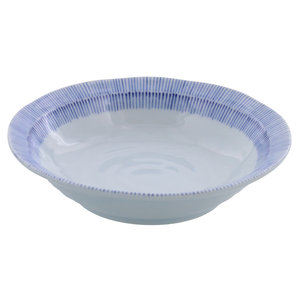 6.5" Tokusa Bowl Set of 4 - Blue and White