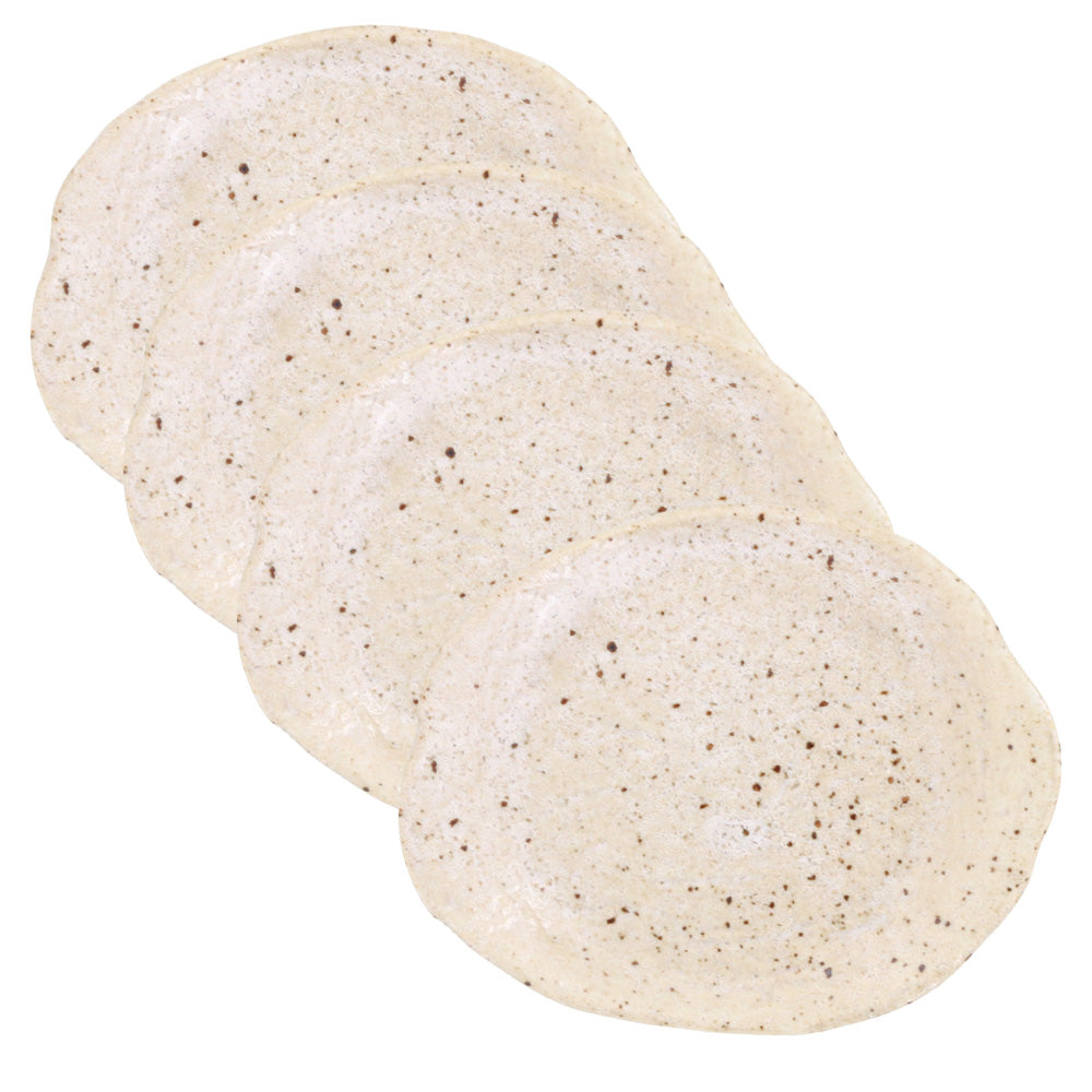 Asymmetrical Round Plate Set of 4 -  - Nasiji