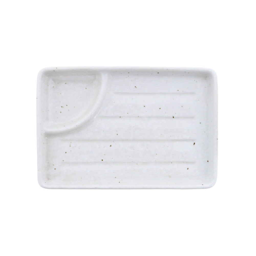 Divided Appetizer Plate Set of 2 - Kohiki/White