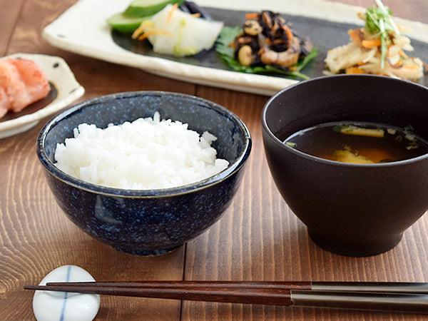 Yohen Kon Rice Bowl Set of 4 - Dark Blue