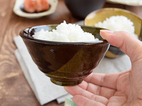 Ceramic Rice Bowl Set of 2 - Oribe