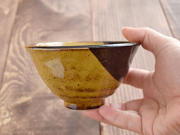 Ceramic Rice Bowl Set of 2 - Caramel