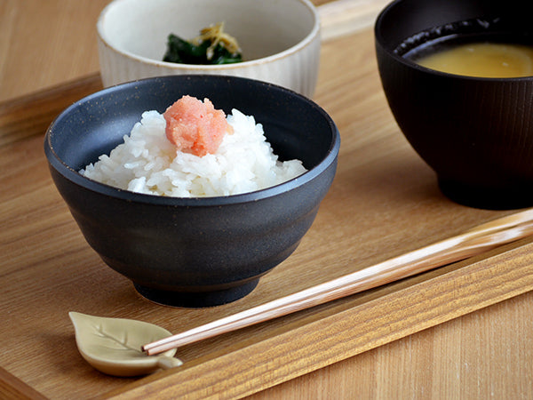 Rice Bowl Set of 4 - Matte Black