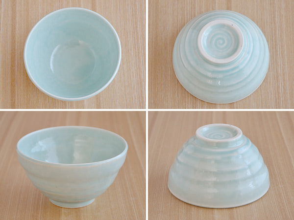 Rice Bowl Set of 4 - Light Blue