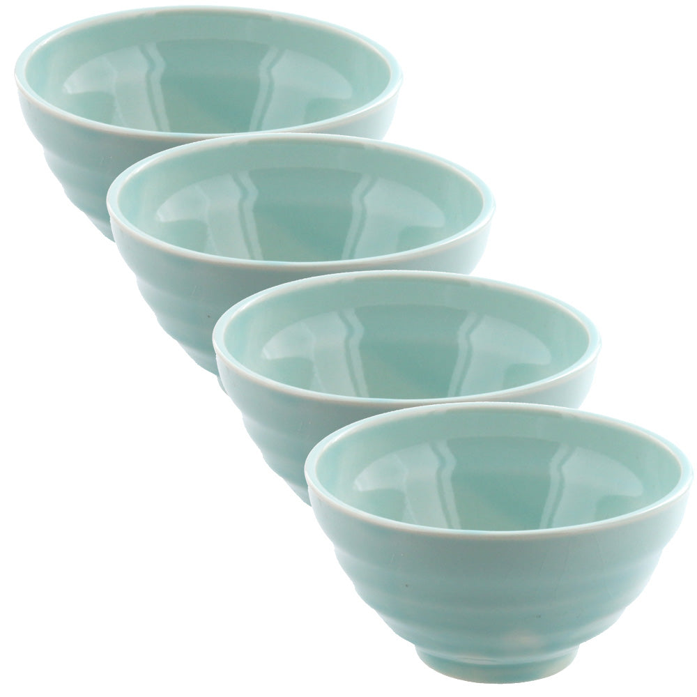 Rice Bowl Set of 4 - Light Blue