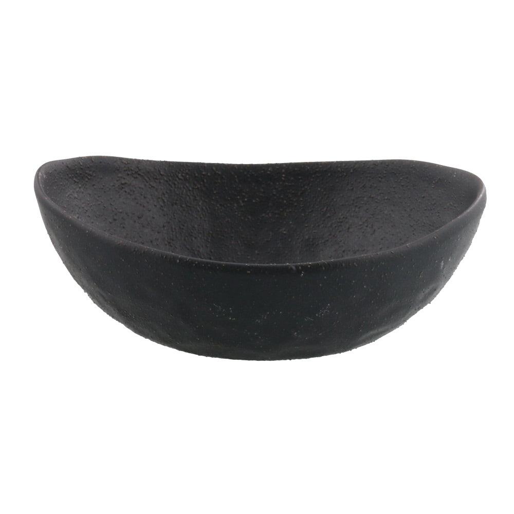 Minoruba 7.7" Japanese Oval Bowls Set of 2 - Black