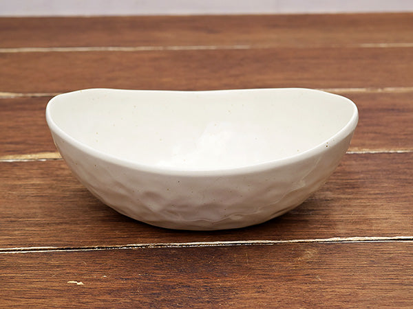 Minoruba 7.7" Japanese Oval Bowls Set of 2 - White