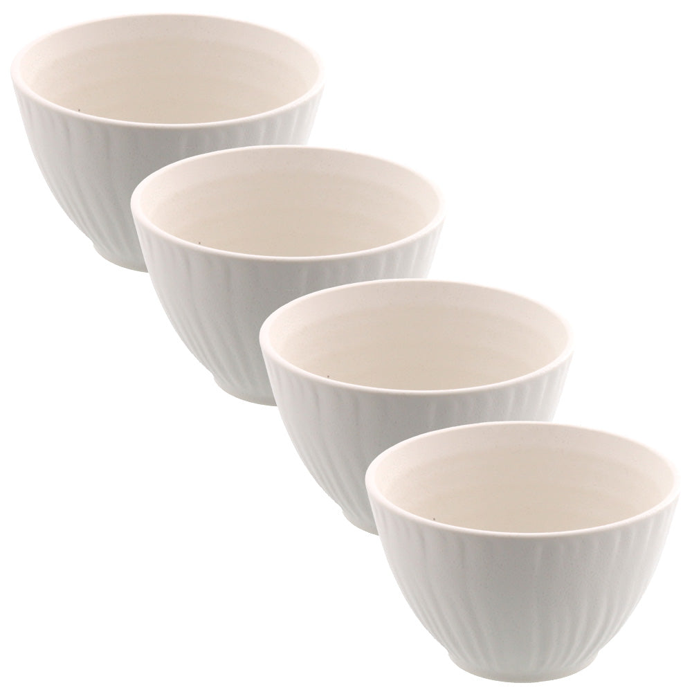 Small Japanese Bowl Set of 4 - Crystal White