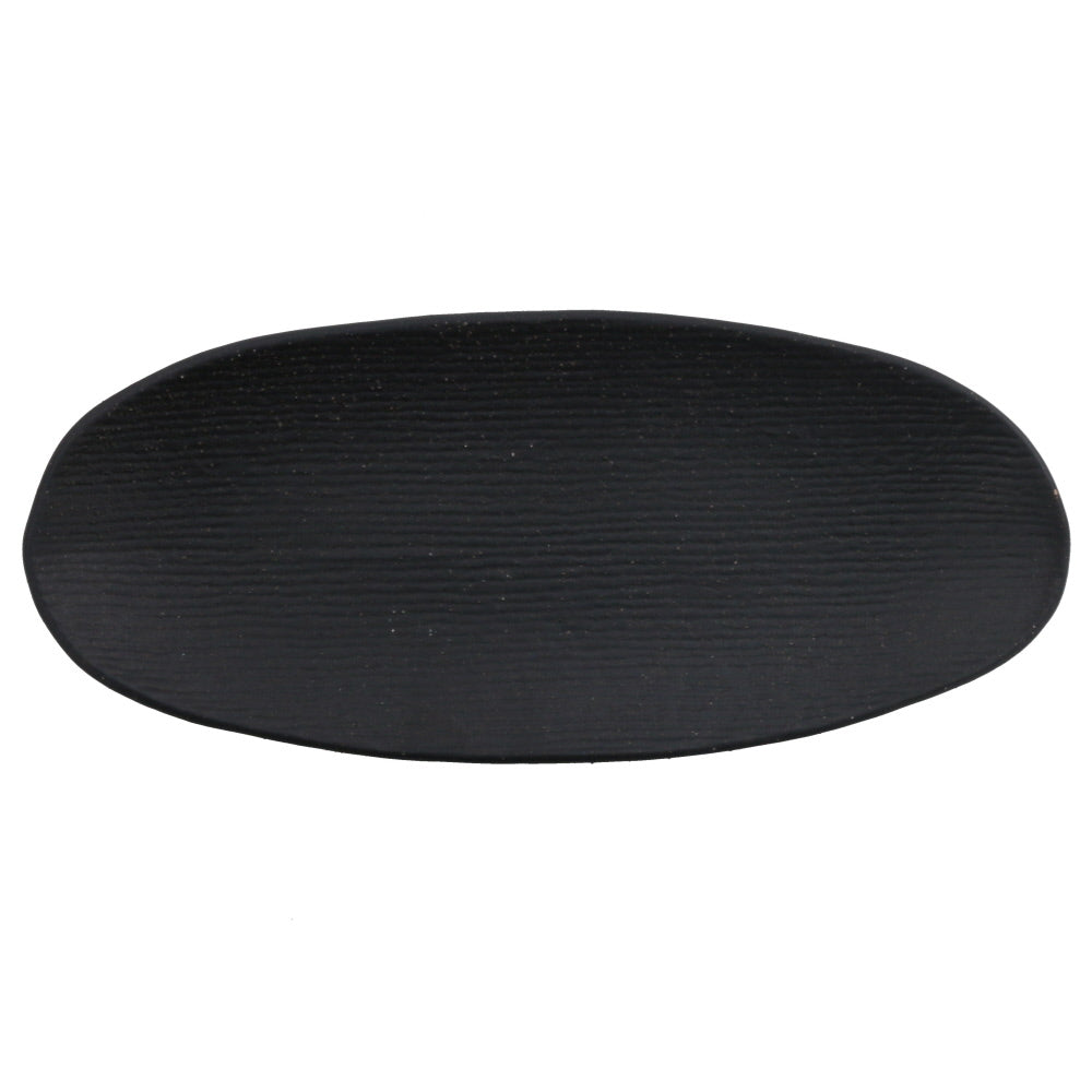 Long Oval Plate Set of 2 - Black