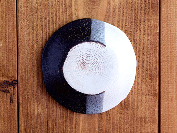 Multi-Colored Salad Plates Set of 4 - White/Gray