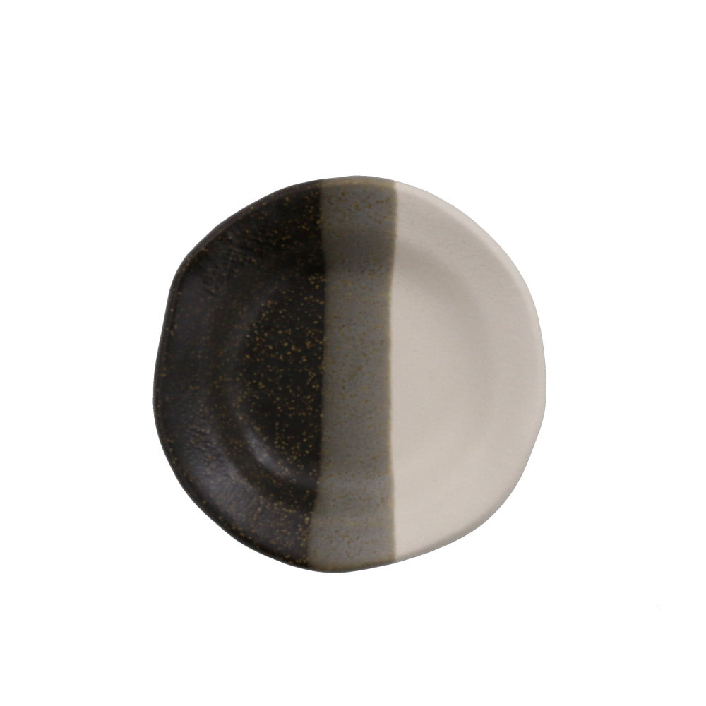 Multi-Colored Salad Plates Set of 4 - White/Gray
