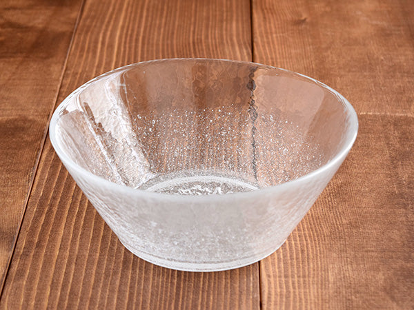 6.9" Glass Bowls Set of 2 - Awayuki (Light Snow)