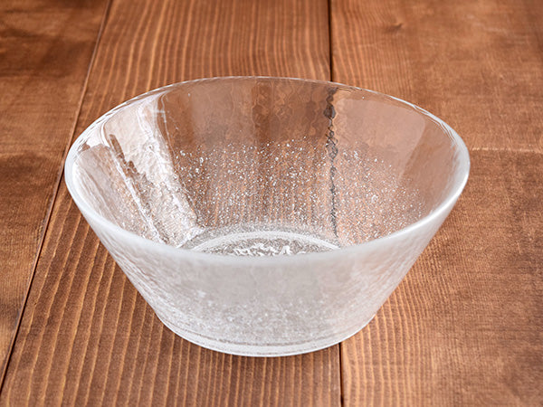 3-Piece Glass Bowl Set - Awayuki (Light Snow)