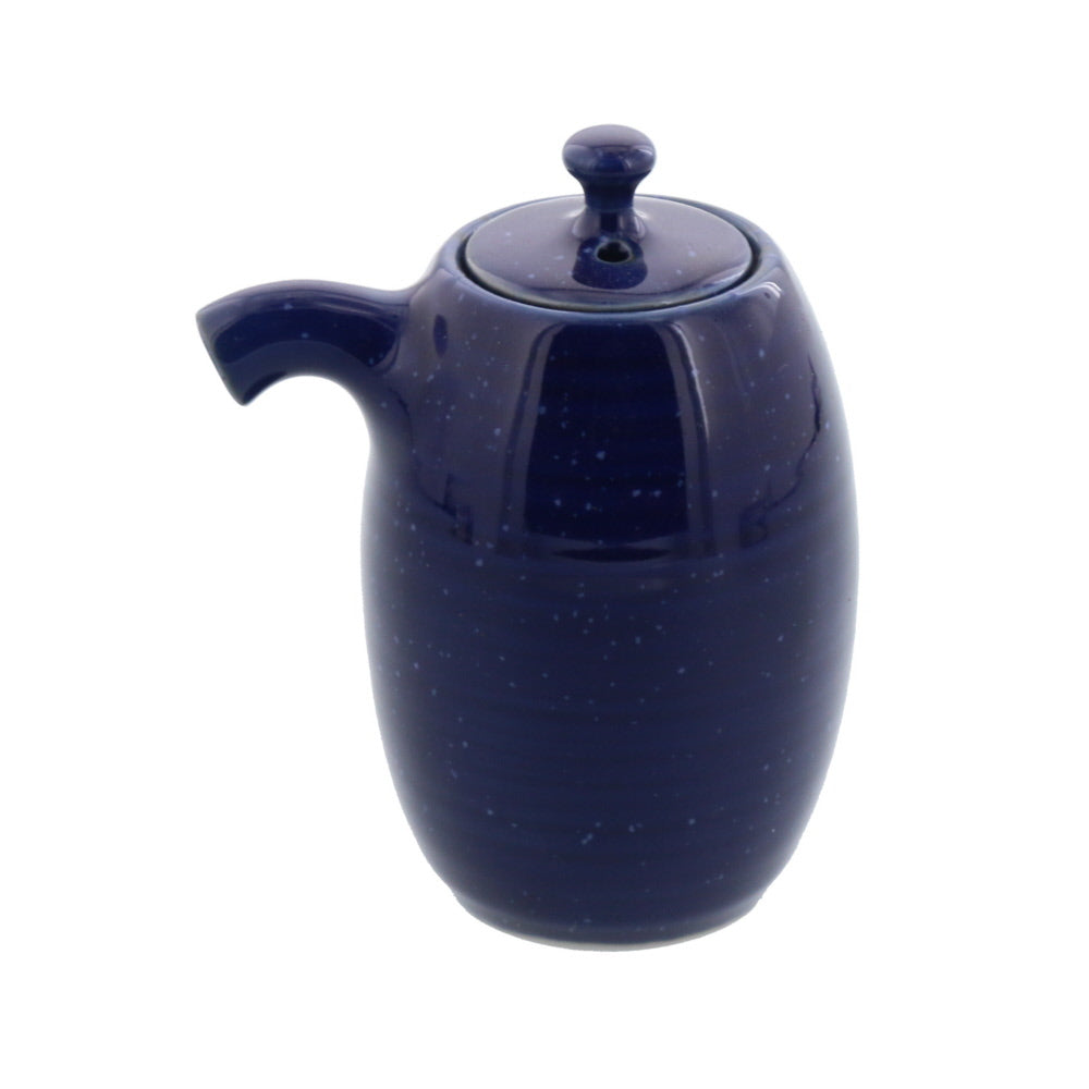 Blue Porcelain Sauce and Oil Dispenser Bottle, 3.4 oz (100 cc) - Starry Sky