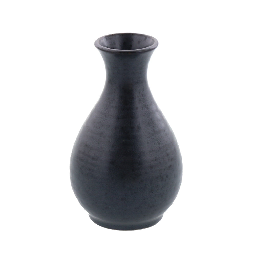 Porcelain Sake Bottle Tokkuri 6.45 oz 190cc  - Iron Black